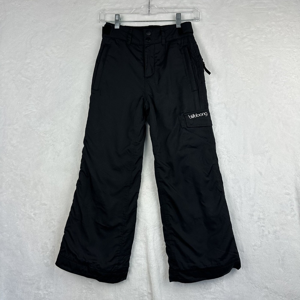 Billabong Girls Caltyr Size Small Snowboard‎ Ski Pants Youth Black Ski Gear ECU